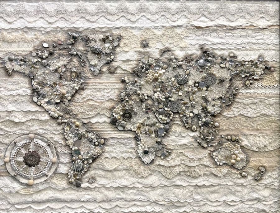 Embroidery Map — Collage