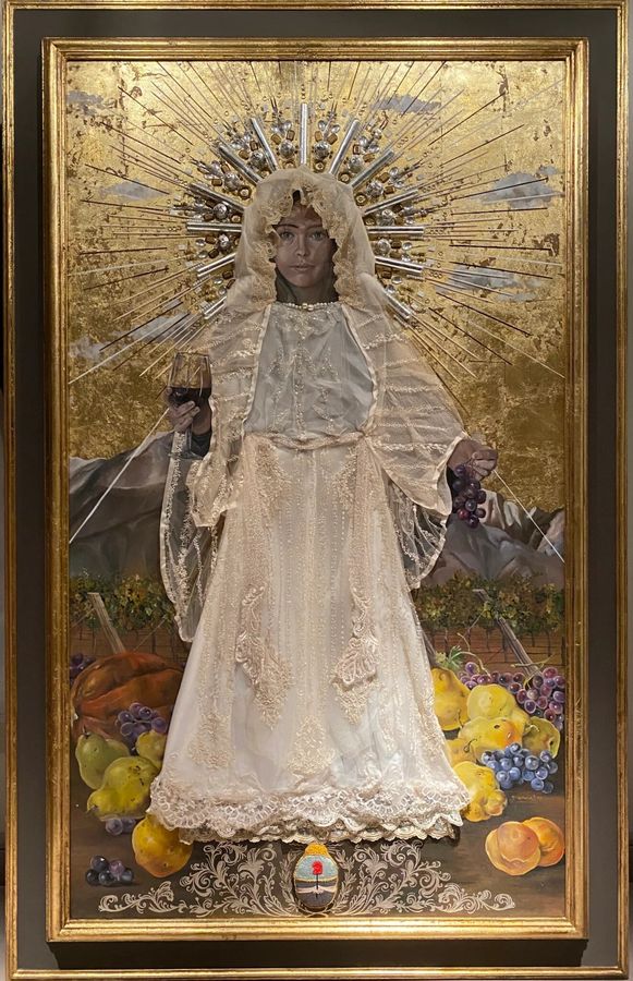 Argentina — Collage on canvas