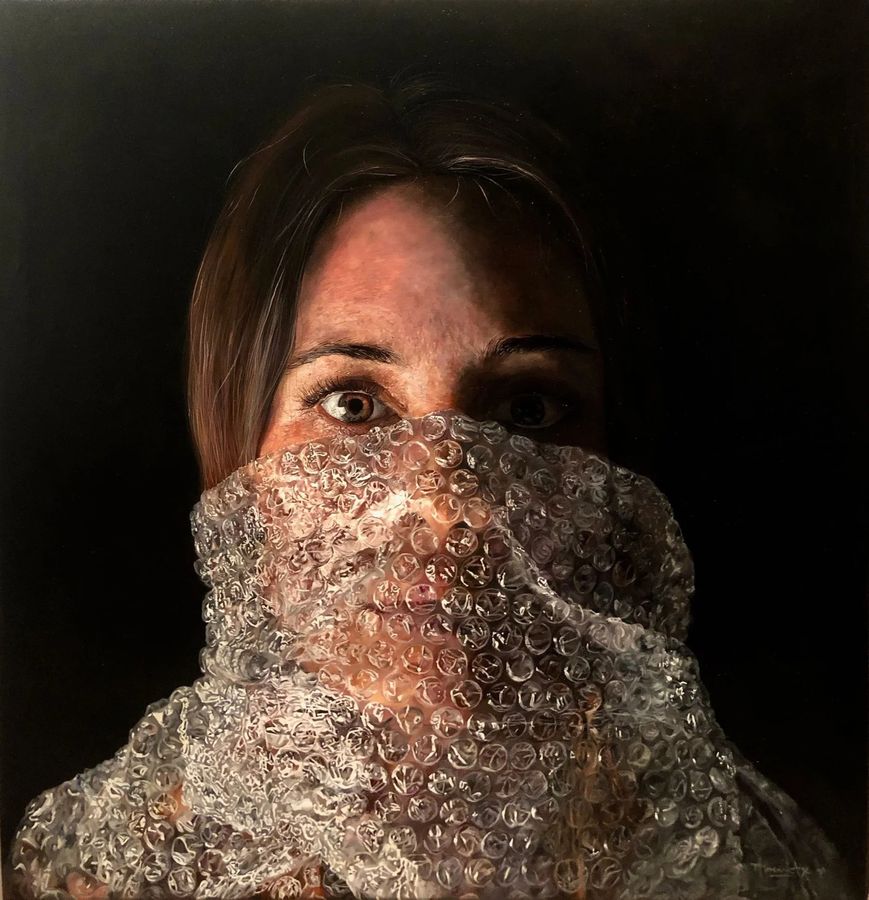 Self-Portrait — Oil on canvas