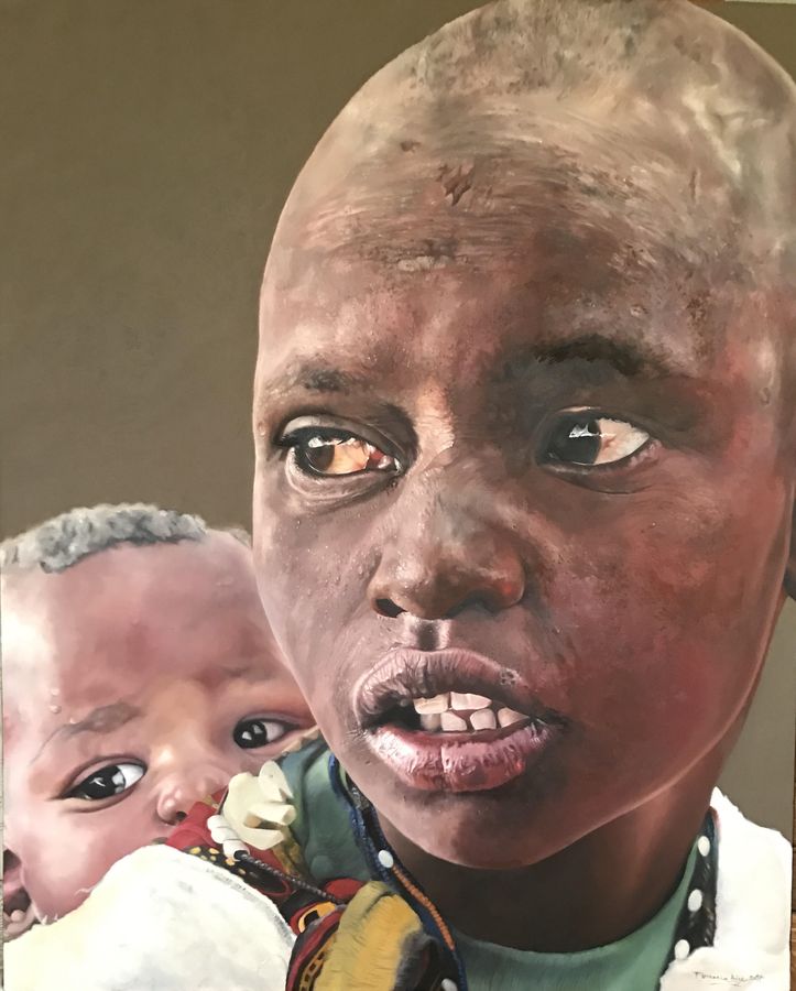 Kenia — Oil on canvas