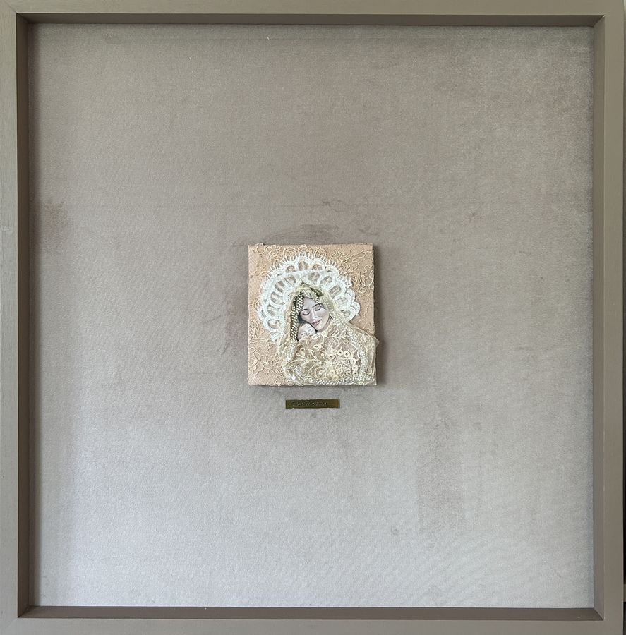 Mater IV — Painting and collage